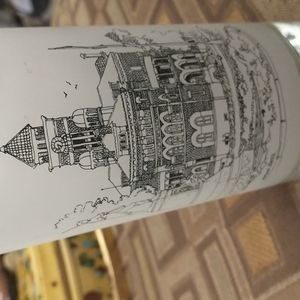 Commemorative Gonzalez Texas Courthouse glass 150 years 1986